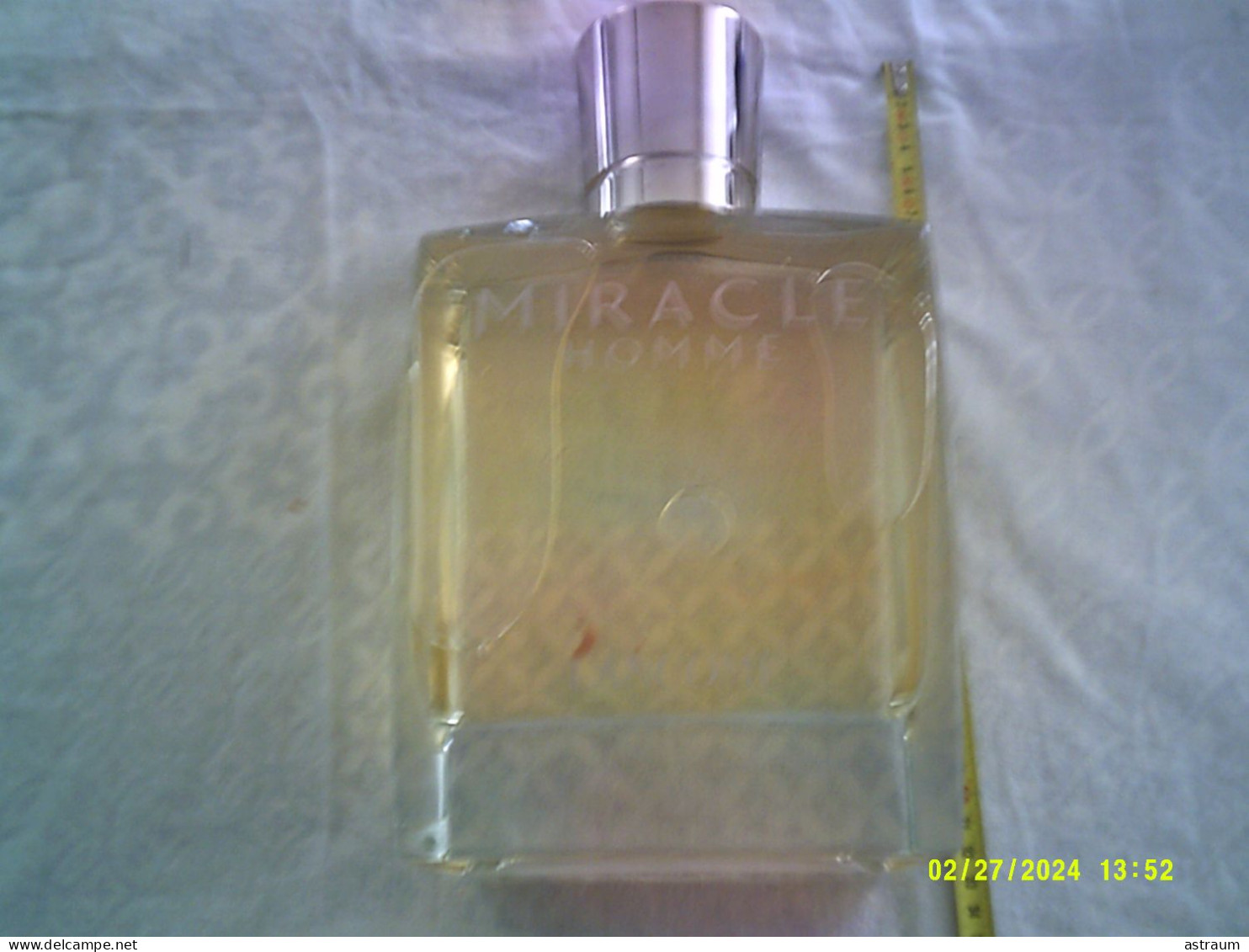 Flacon Geant - Lancome - Miracle Pour Homme - Factice Plein - Fakes