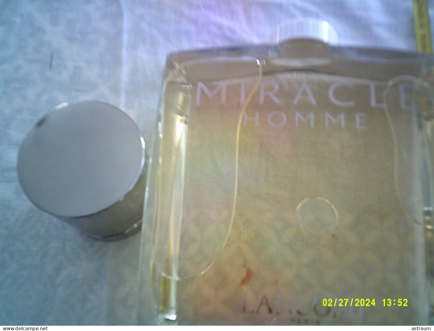 Flacon Geant - Lancome - Miracle Pour Homme - Factice Plein - Voorbeeldflesje