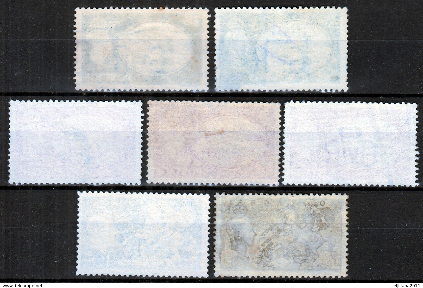 Great Britain GB / UK 1951 ⁕ Festival / King George VI. Mi.251-253 SG 509-511 ⁕ 7v Used - Unchecked - Used Stamps