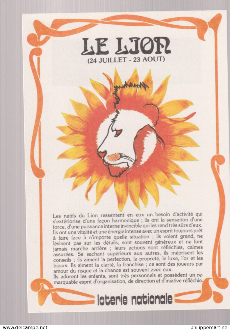 Le Lion - Illustration Michel Voillot - Astrologie