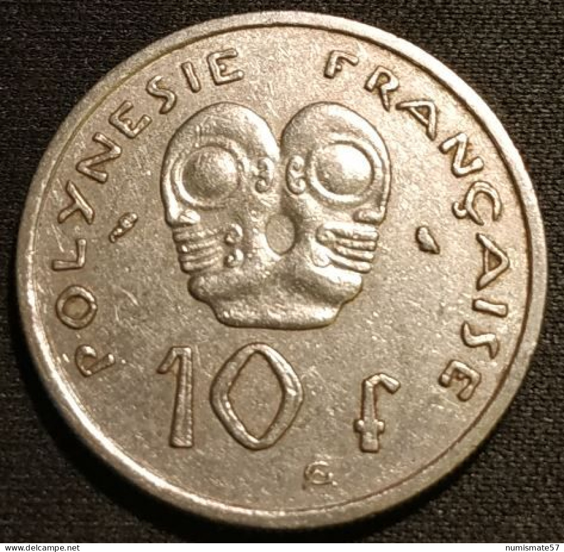 Pas Courant - POLYNESIE FRANCAISE - 10 FRANCS 1972 - IEOM - KM 8 - Polynésie Française