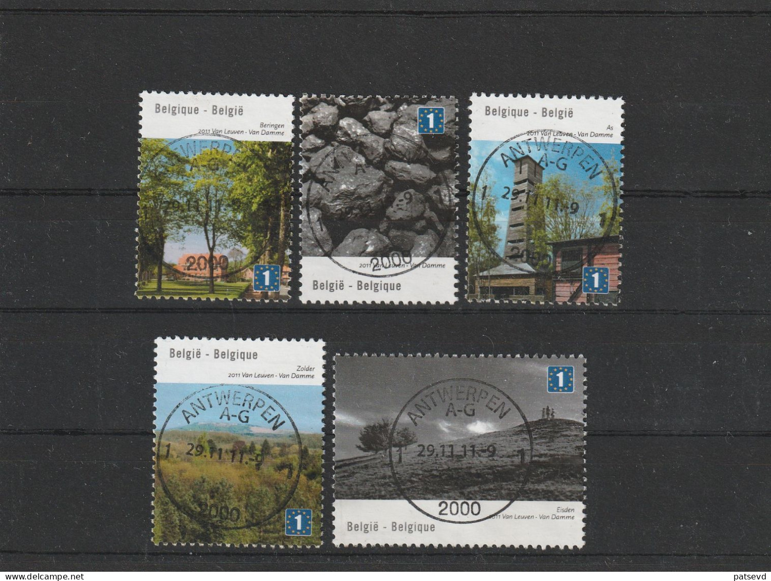 4110/4114 La Belges Des Regions/De Kempische Mijnstreek Oblit/gestp Centrale - Used Stamps