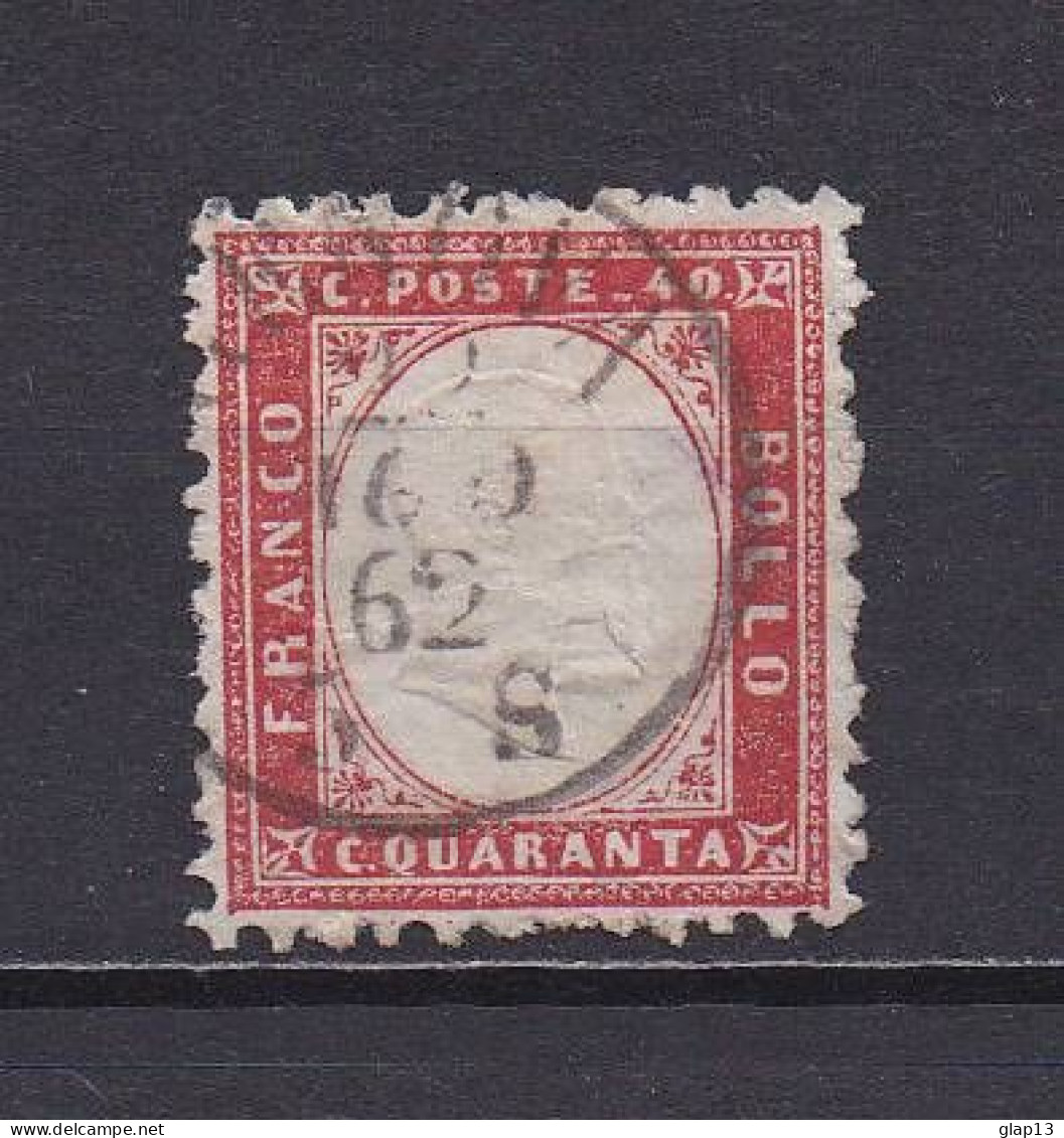 ITALIE 1862 TIMBRE N°4 OBLITERE VICTOR EMMANUEL II - Used