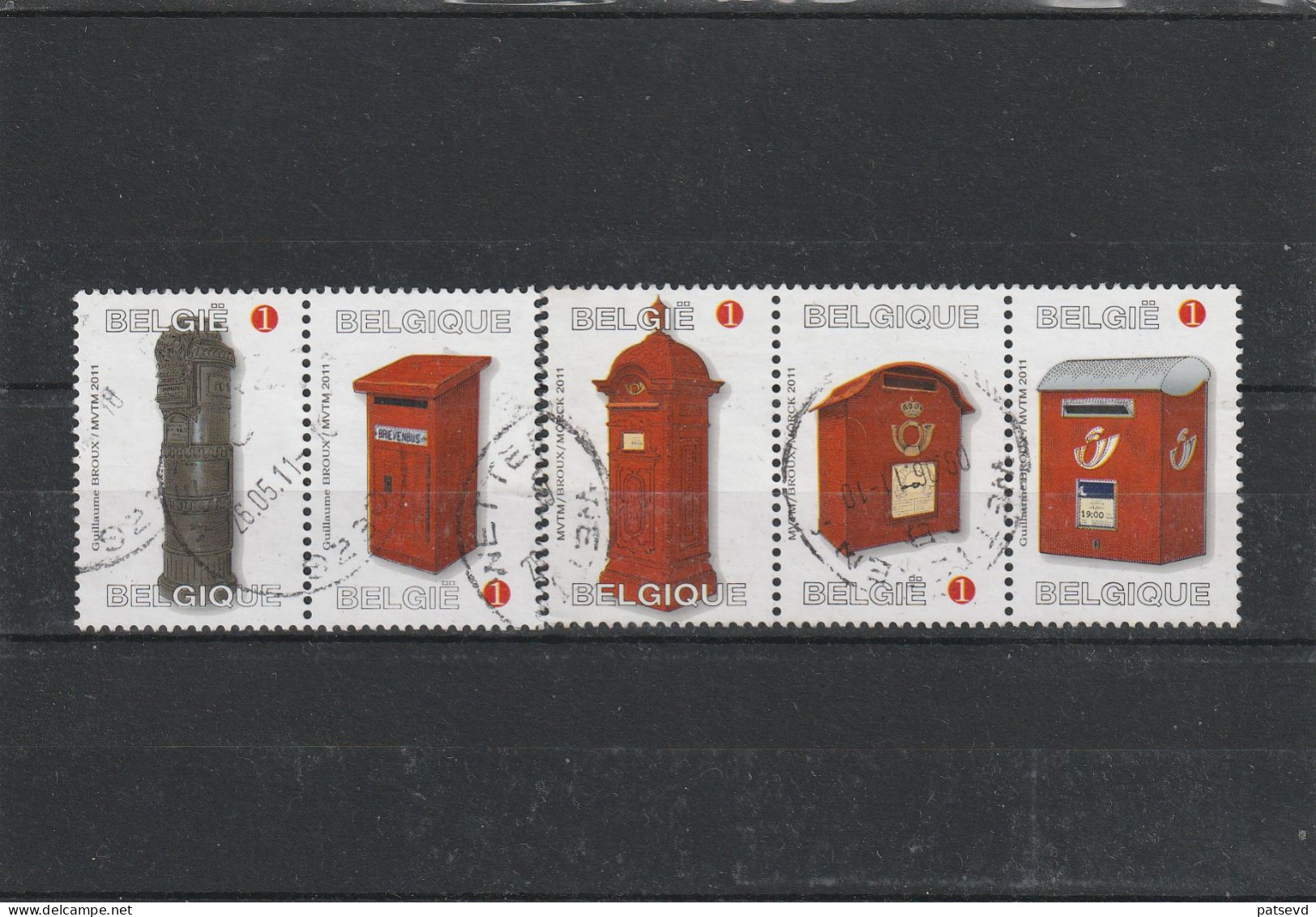 4130/4134 Boites Au Lettre/Brievenbussen Oblit/gestp - Used Stamps