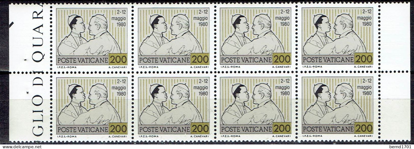 Vatican - MH 1 (Mi-Nr 792/793 + 796/797) Ungebraucht / MNH ** (B1002) - Postzegelboekjes