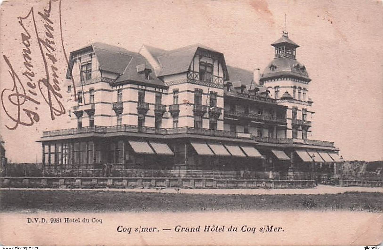 DE HAAN - COQ Sur MER -  Grand Hotel Du Coq Sur Mer - De Haan