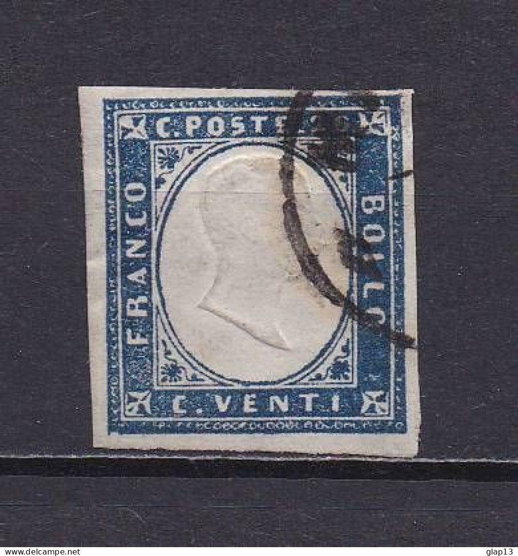 ITALIE 1862 TIMBRE N°7 OBLITERE VICTOR EMMANUEL II - Used