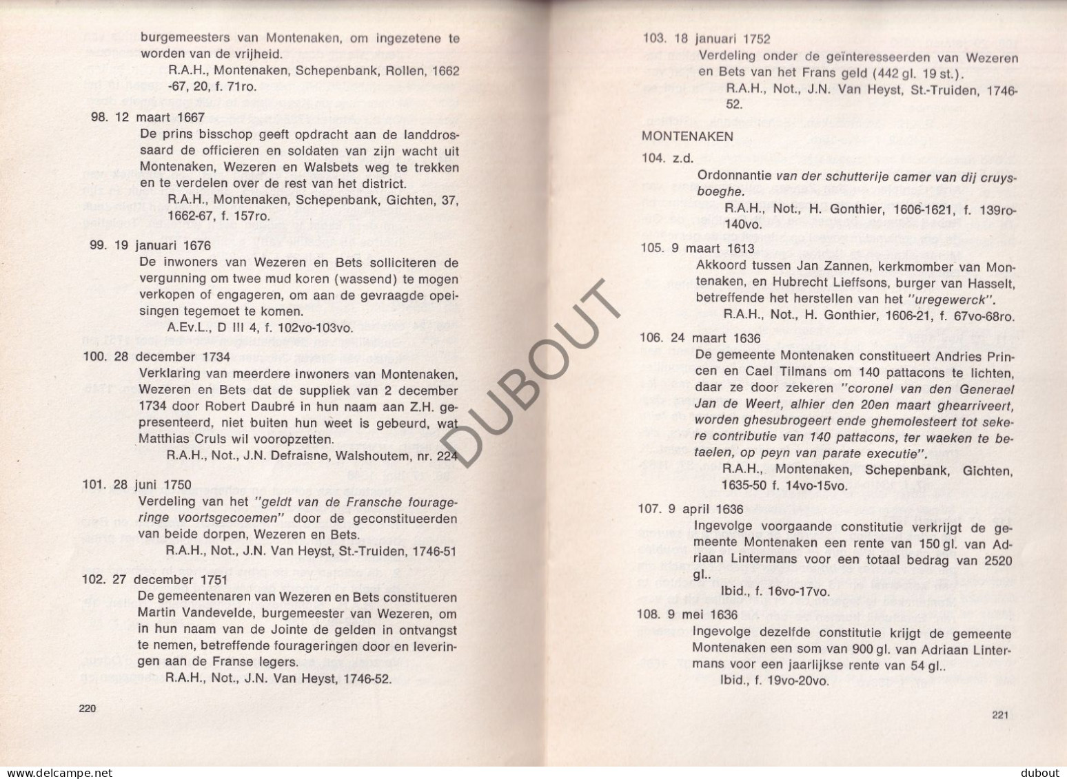 Landen/Montenaken/Walshoutem - Bouwstenen Voor De Geschiedenis W. Massin 1973 Overdruk (V3005) - Vecchi