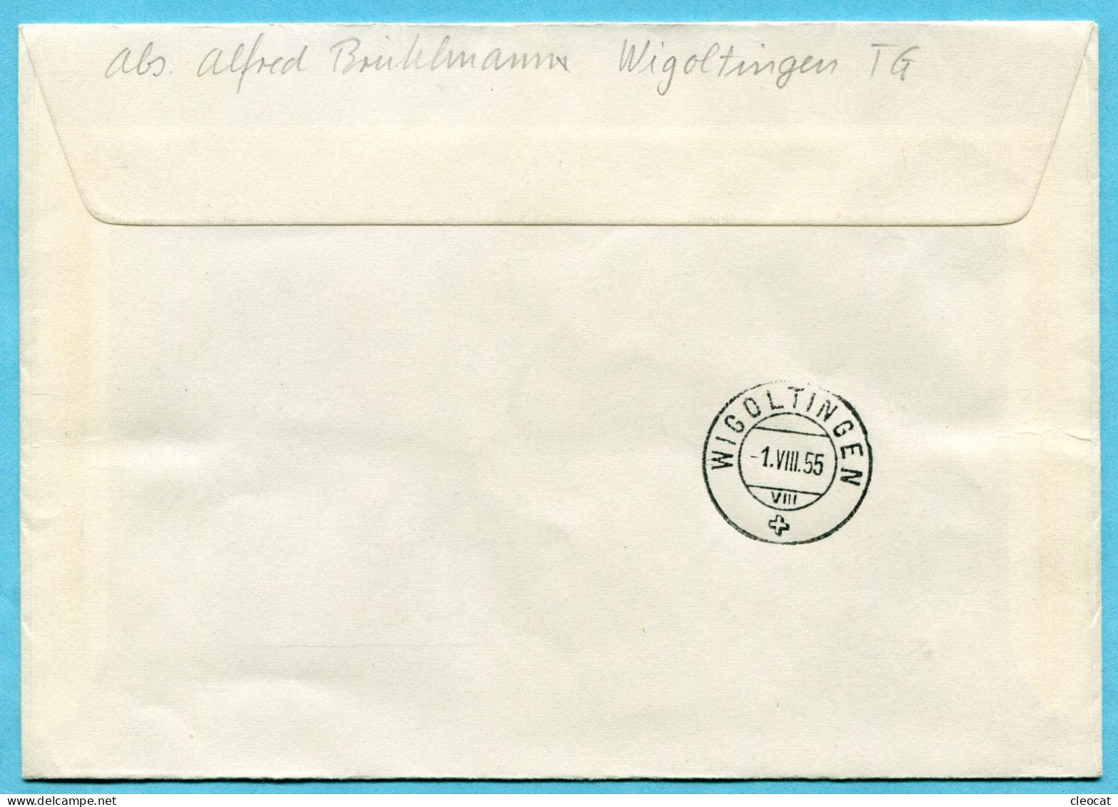 Pro Patria Express - Satzbrief Brunnen 1.VIII.55 Auf P3 - Storia Postale