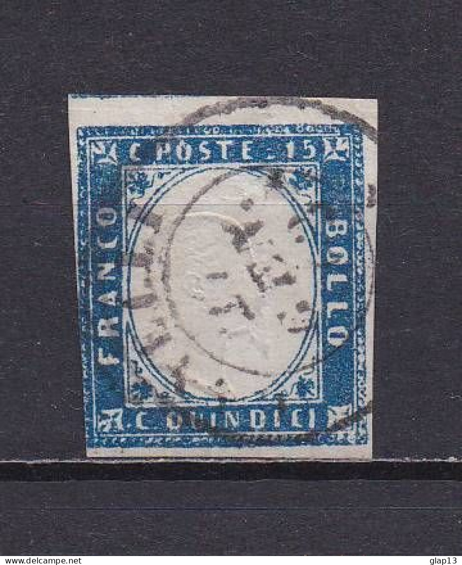 ITALIE 1863 TIMBRE N°10 OBLITERE VICTOR EMMANUEL II - Oblitérés