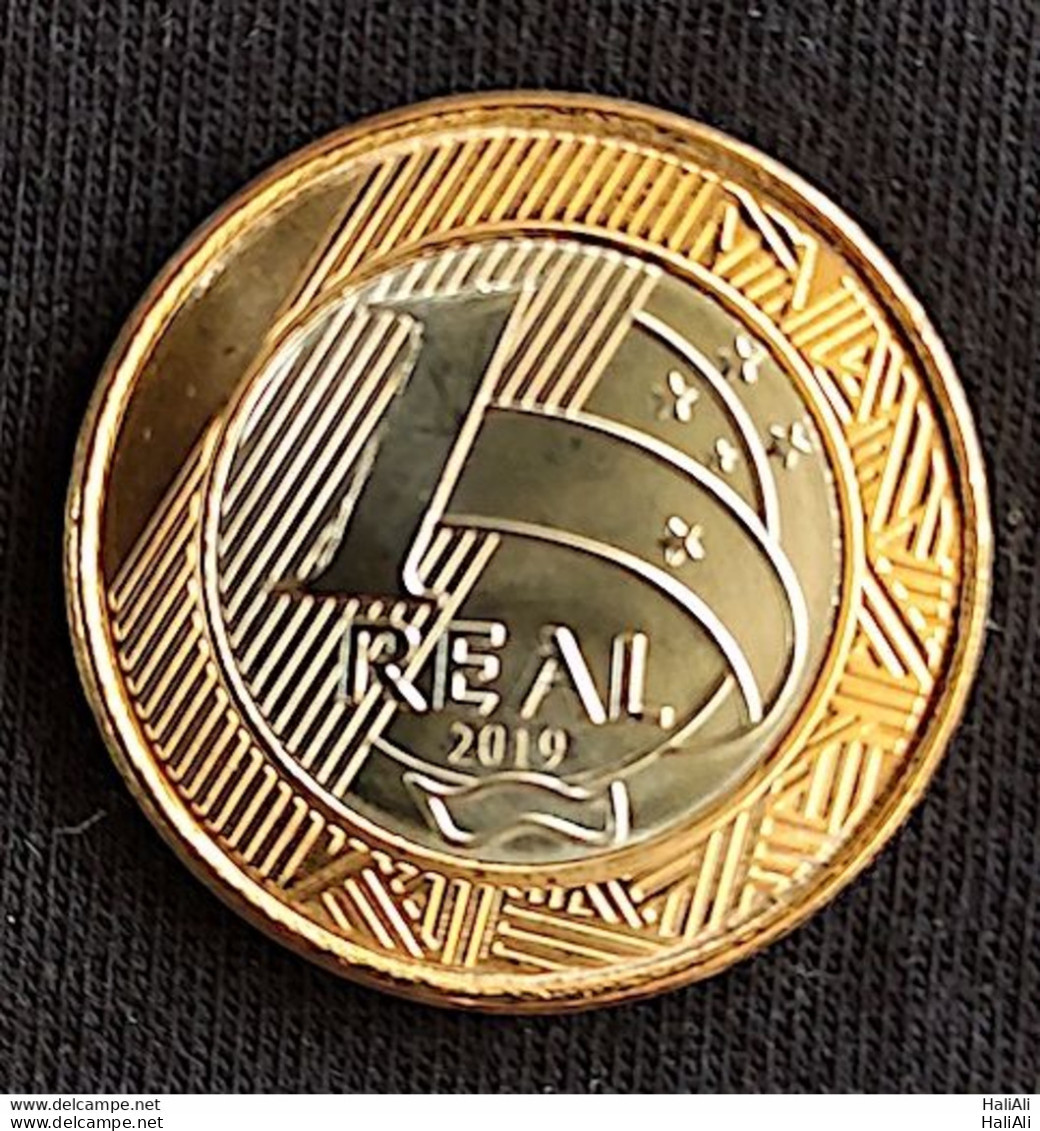 Brazil Coin 1 Real 2019 UNC - Brasile
