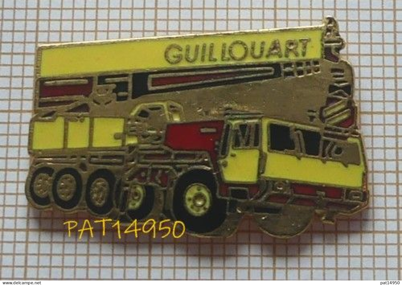 PAT14950 CAMION GRUE GUILLOUART MANUTENTION LEVAGE VAL DE SOUDE Dpt 51 MARNE En Version EGF - Transports