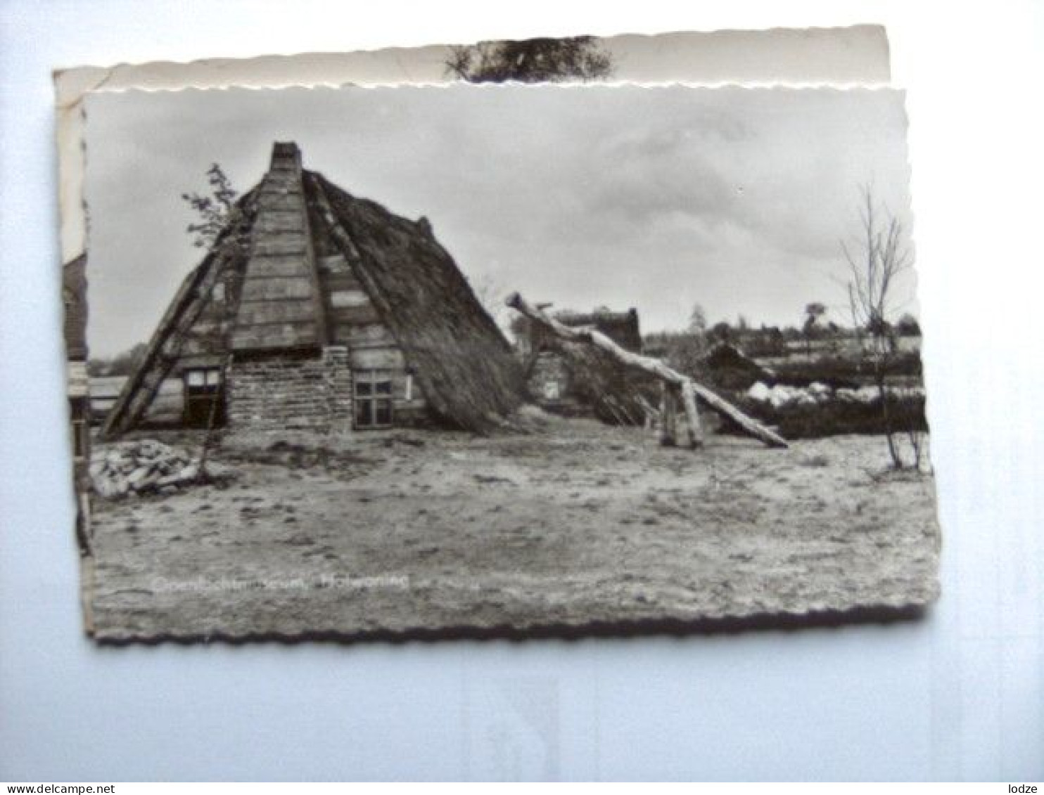 Nederland Holland Pays Bas Schoonoord Holwoning In Openlucht Museum - Autres & Non Classés