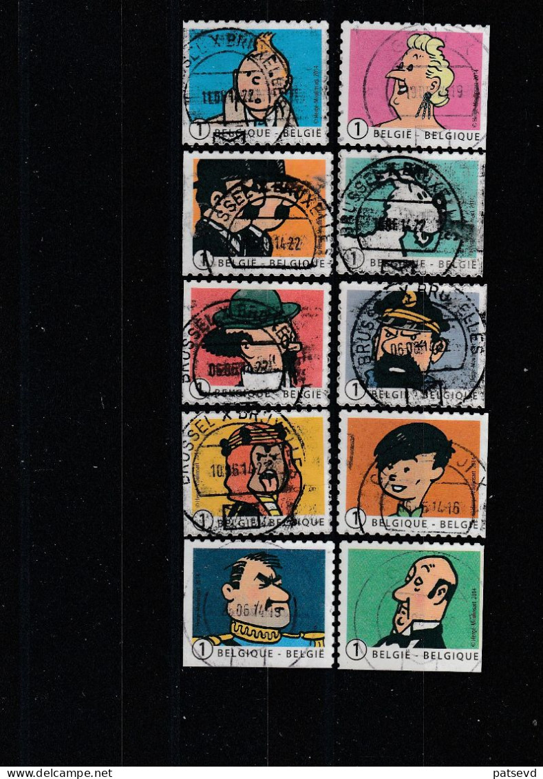 4406/4415 Tintin / Kuifke Oblit/gestp - Usados