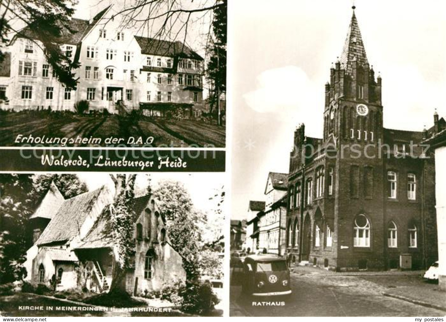 73165505 Walsrode Lueneburger Heide Erholungsheim Der DAG Rathaus Kirche In Mein - Walsrode