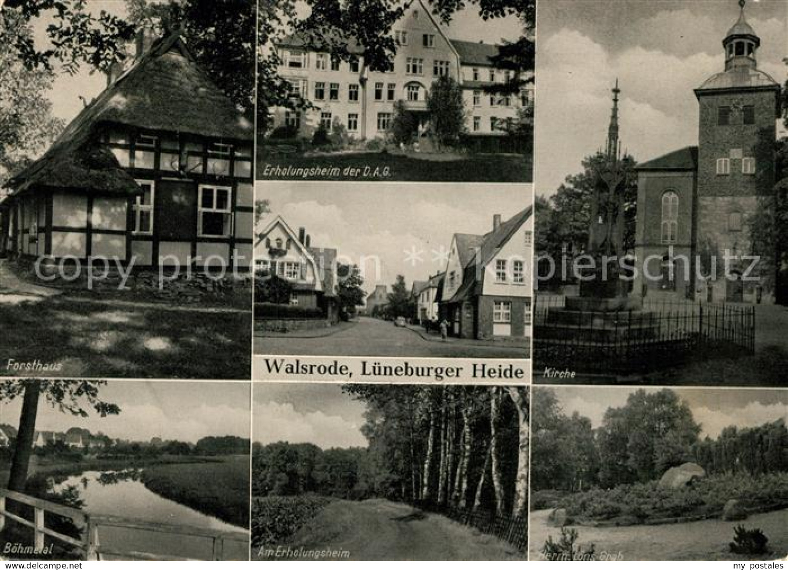 73165503 Walsrode Lueneburger Heide Forsthaus Erholungsheim Der DAG Kirche Haups - Walsrode