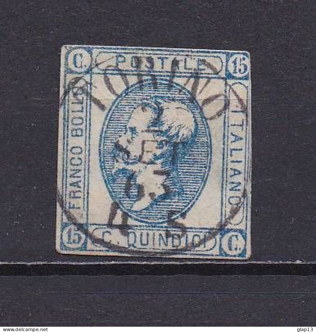 ITALIE 1863 TIMBRE N°11 OBLITERE VICTOR EMMANUEL II - Used