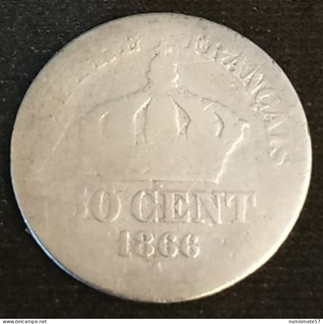 FRANCE - 50 CENTIMES 1866 A - Napoléon III - Tête Laurée - Argent - Silver - Gad 417 - KM 814.1 - 50 Centimes