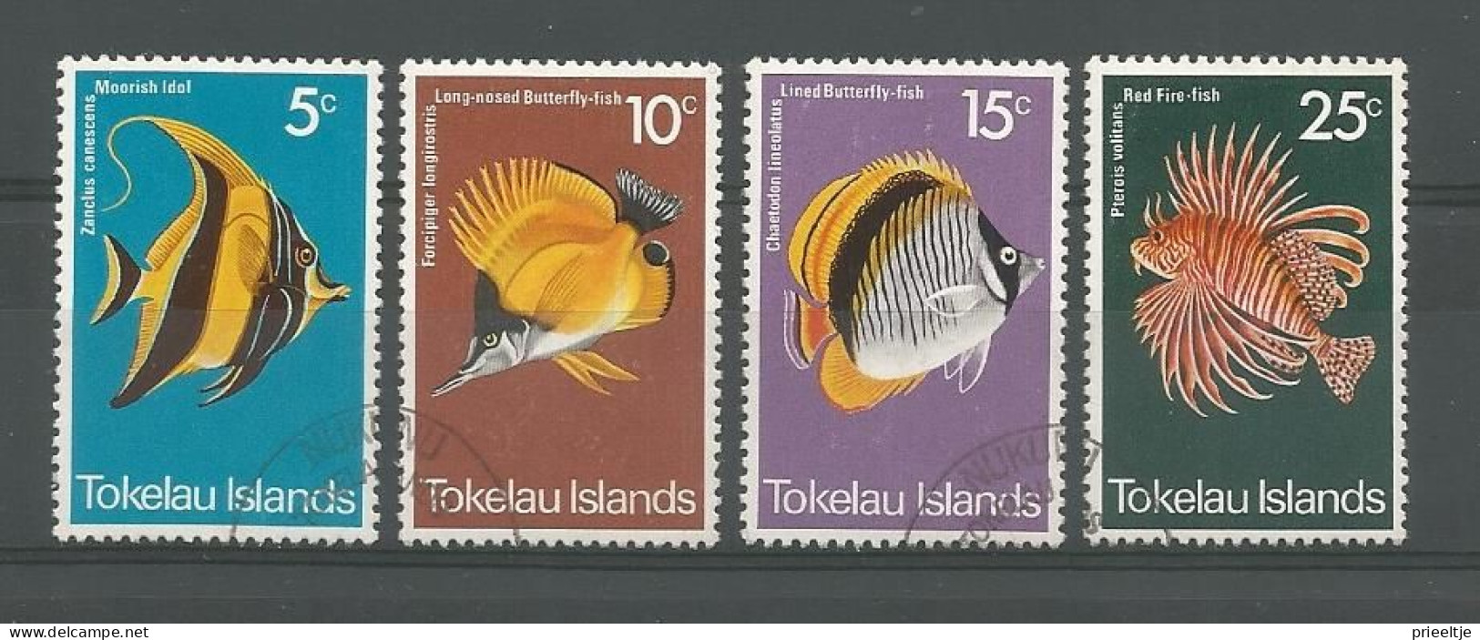 Tokelau 1975 Fish Y.T. 45/48 (0) - Tokelau