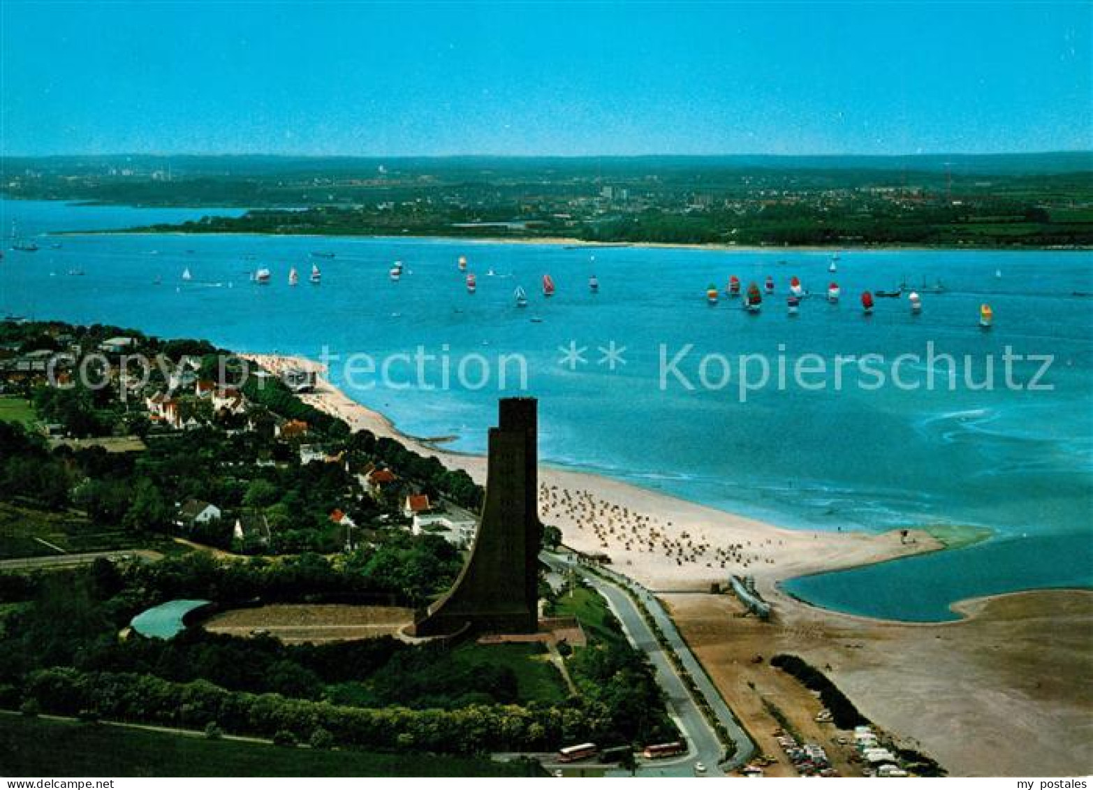 73165275 Laboe Fliegeraufnahme Denkmal Laboe - Laboe