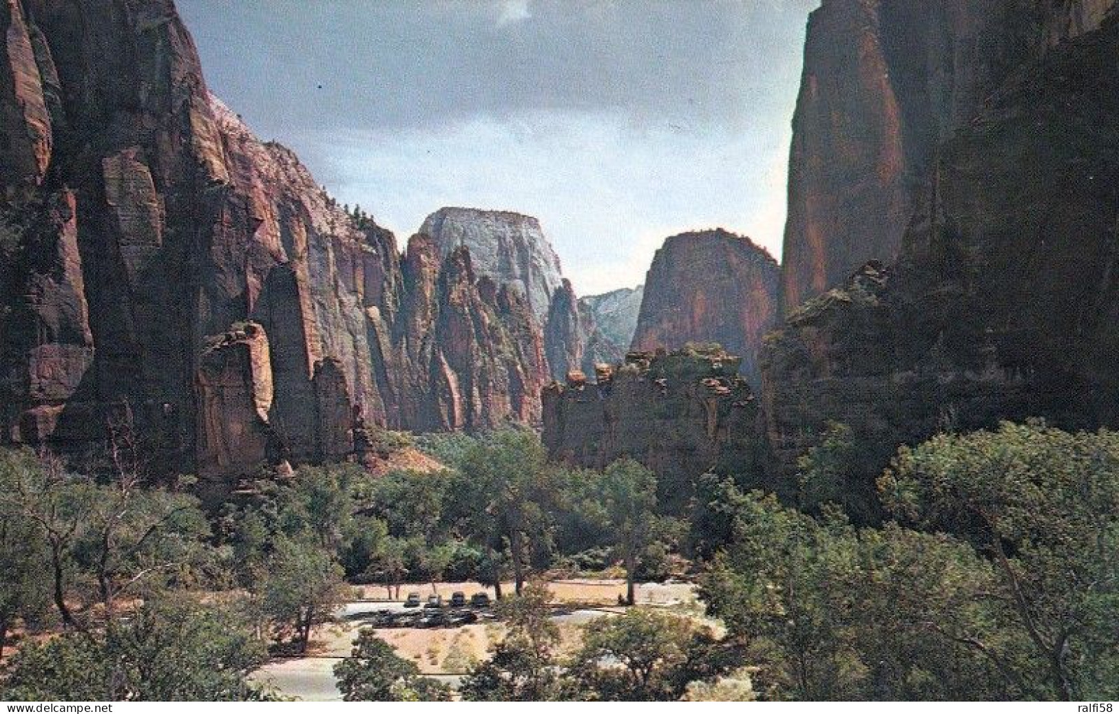 1 AK USA / Utah * Temple Of Sinawa Im Zion National Park - Siehe Auch Rückseite * - Zion