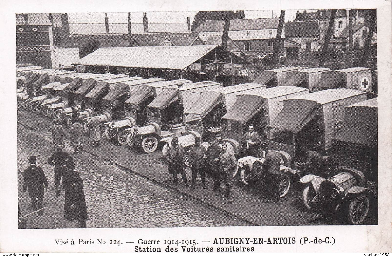 AUBIGNY En ARTOIS-station Des Voitures Sanitaires - Aubigny En Artois