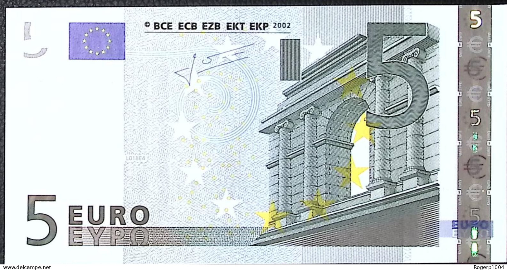 FRANCE * 5 Euros * 25/05/2005 * Etat/Grade NEUF/UNC * Tirage (U) L018 E4 - 5 Euro