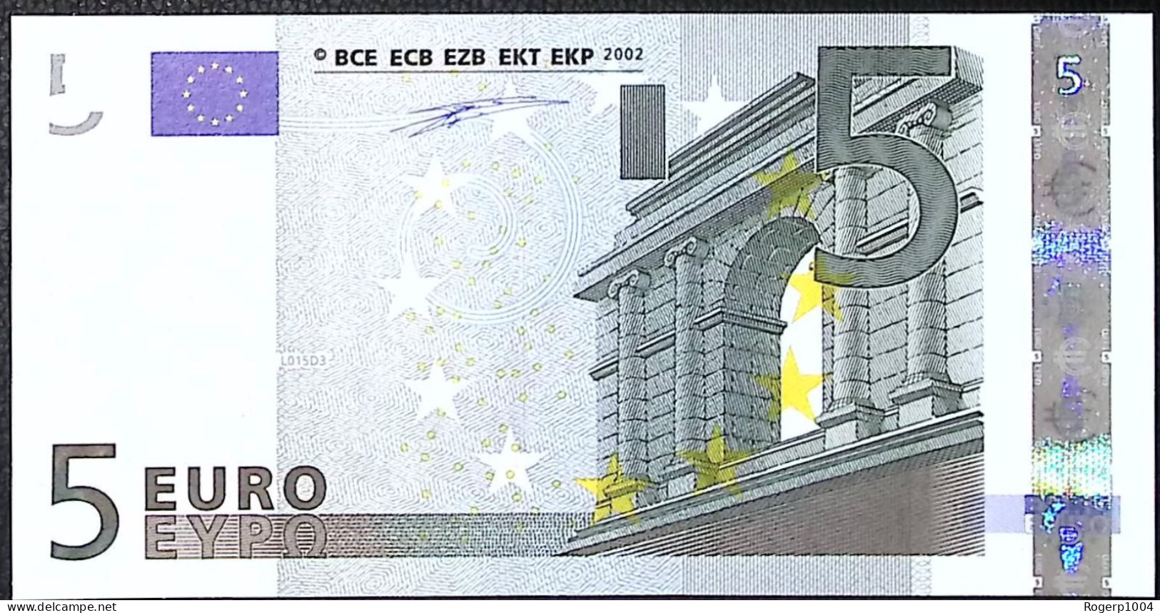 FRANCE * 5 Euros * 18/11/2005 * Etat/Grade NEUF/UNC * Tirage (U) L015 D3 - 5 Euro