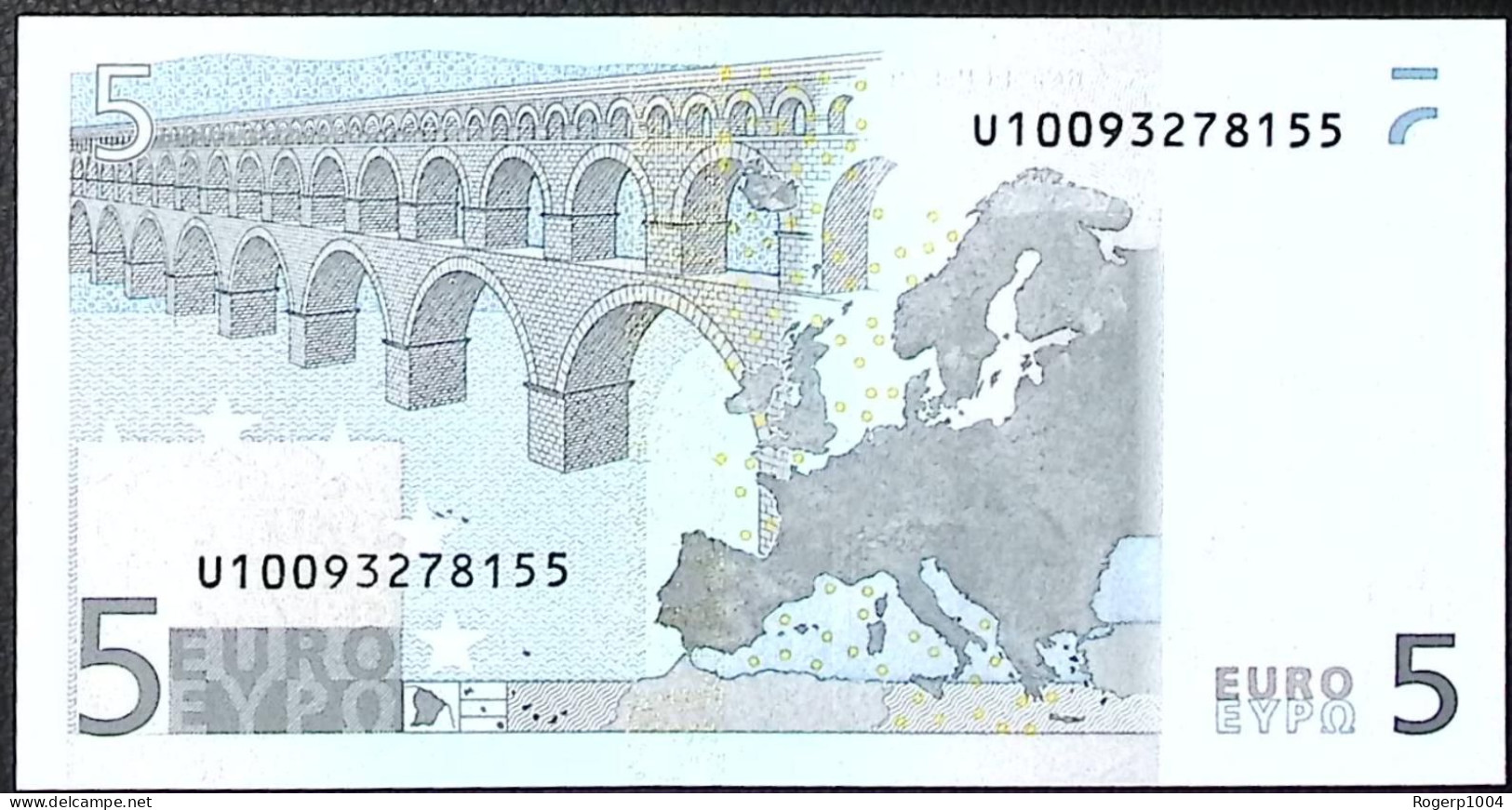 FRANCE * 5 Euros * 10/03/2002 * Etat/Grade NEUF/UNC * Tirage (U) L004 B2 - 5 Euro