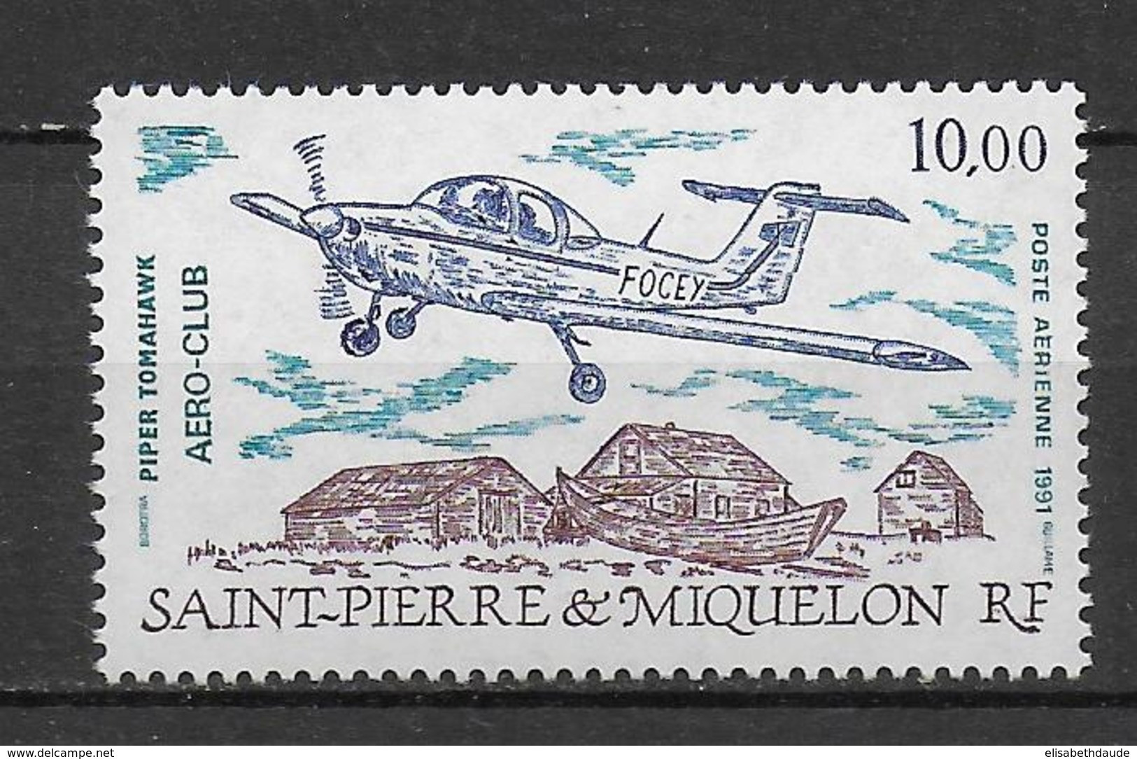 SPM - 1991 - LIVRAISON GRATUITE A PARTIR DE 5 EUR. D'ACHAT - AERIEN YVERT N°70 ** MNH - VENDU LARGEMENT SOUS FACIALE - Unused Stamps