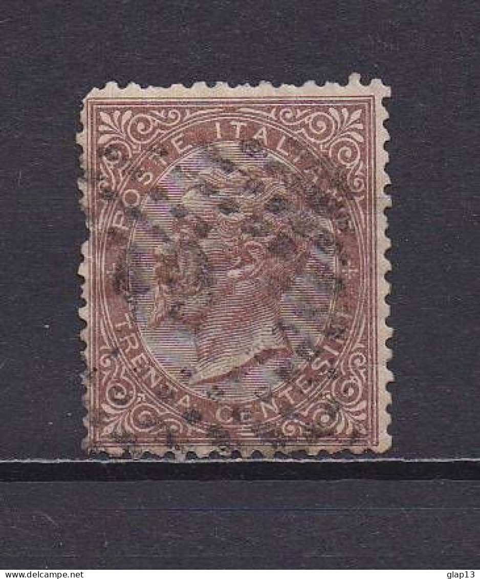 ITALIE 1863 TIMBRE N°18 OBLITERE VICTOR EMMANUEL II - Used