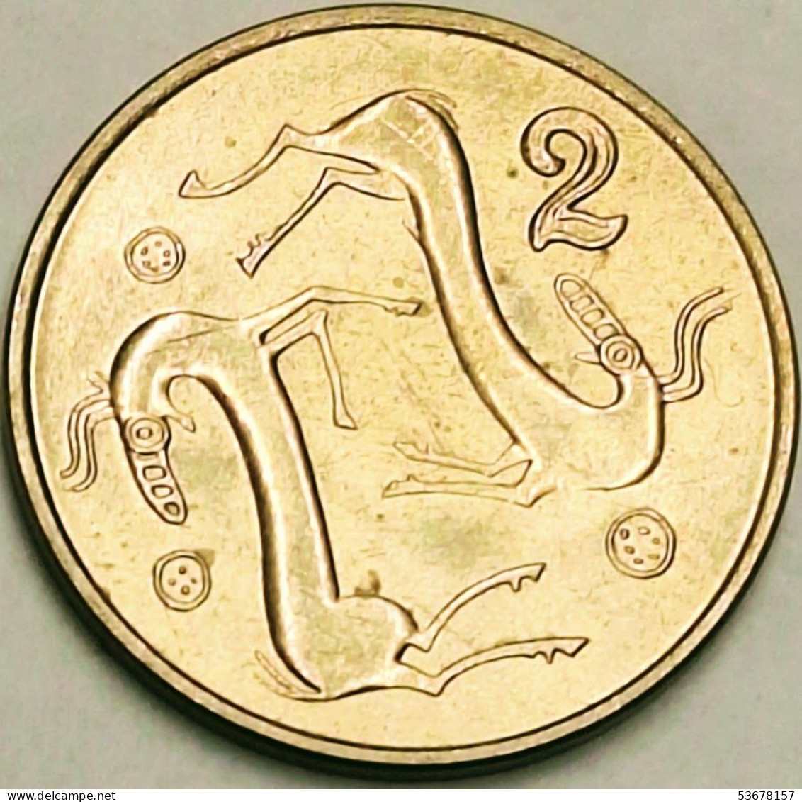 Cyprus - 2 Cents 1992, KM# 54.3 (#3602) - Cyprus