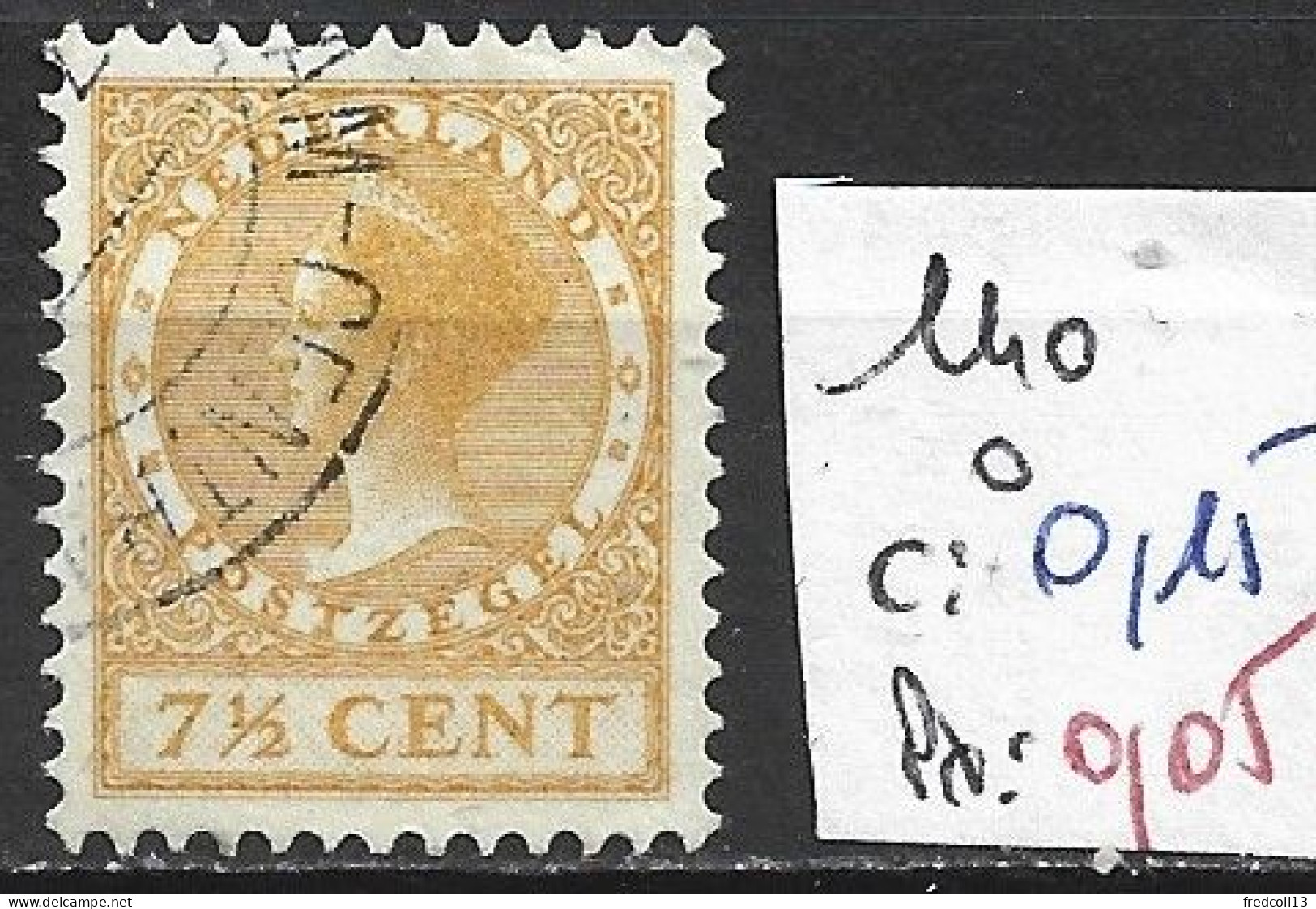 PAYS-BAS 140 Oblitéré Côte 0.15 € - Used Stamps