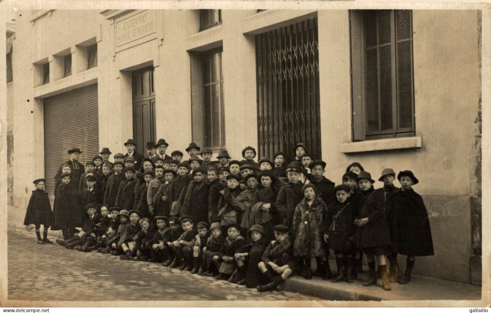 RARE SAINTE GENEVIEVE CARTE PHOTO EXTERNAT - Sainte-Geneviève