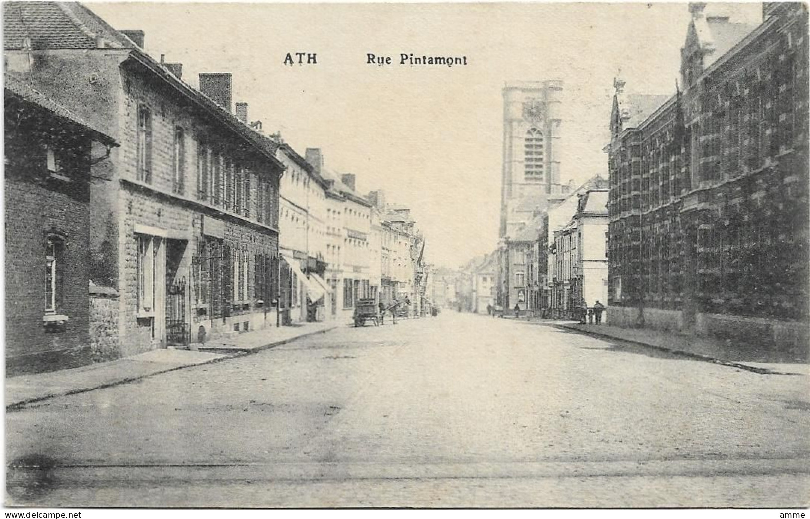 Ath  *  Rue Pintamont  (feldpost) - Ath