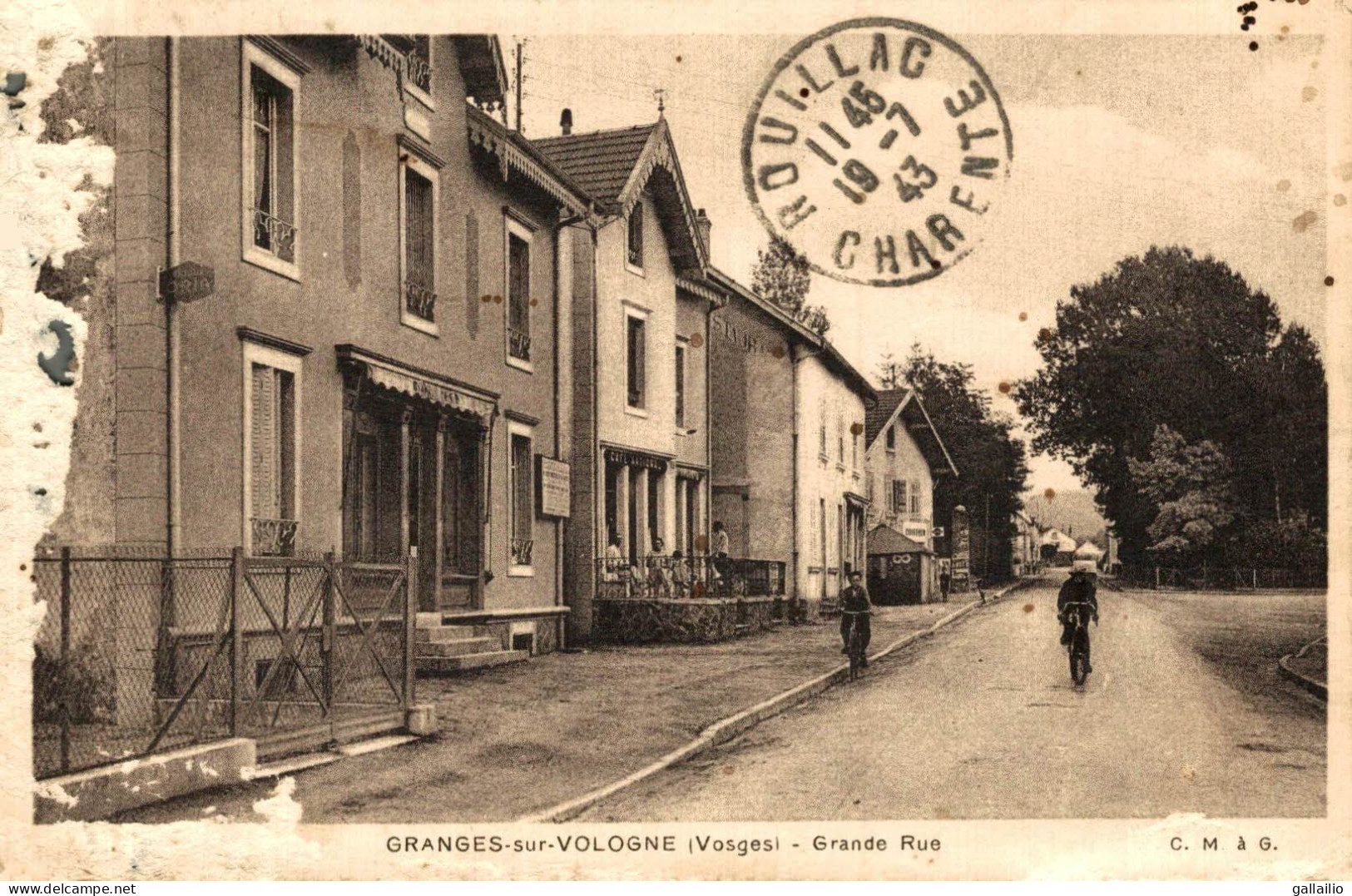 GRANGES SUR VOLOGNE GRANDE RUE - Granges Sur Vologne