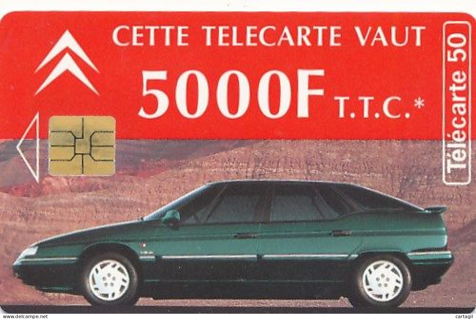 Télécarte France (09/94) Promo Citröen 5000 F  (visuel, Puce, état, Unités, Localisation  Etc Voir Scans) + Port - Zonder Classificatie