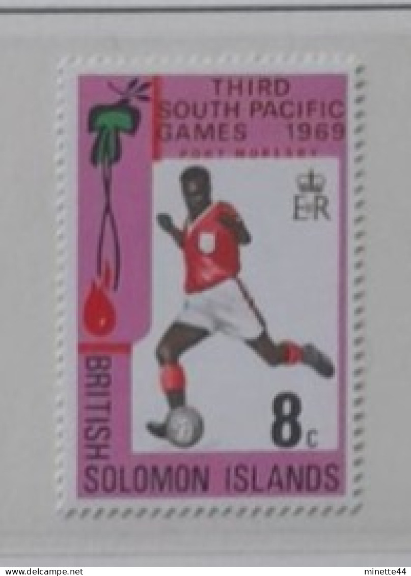 SALOMON SOLOMON 1969  MNH**   FOOTBALL FUSSBALL SOCCER CALCIO FOOT FUTBOL VOETBAL FUTEBOL - Neufs