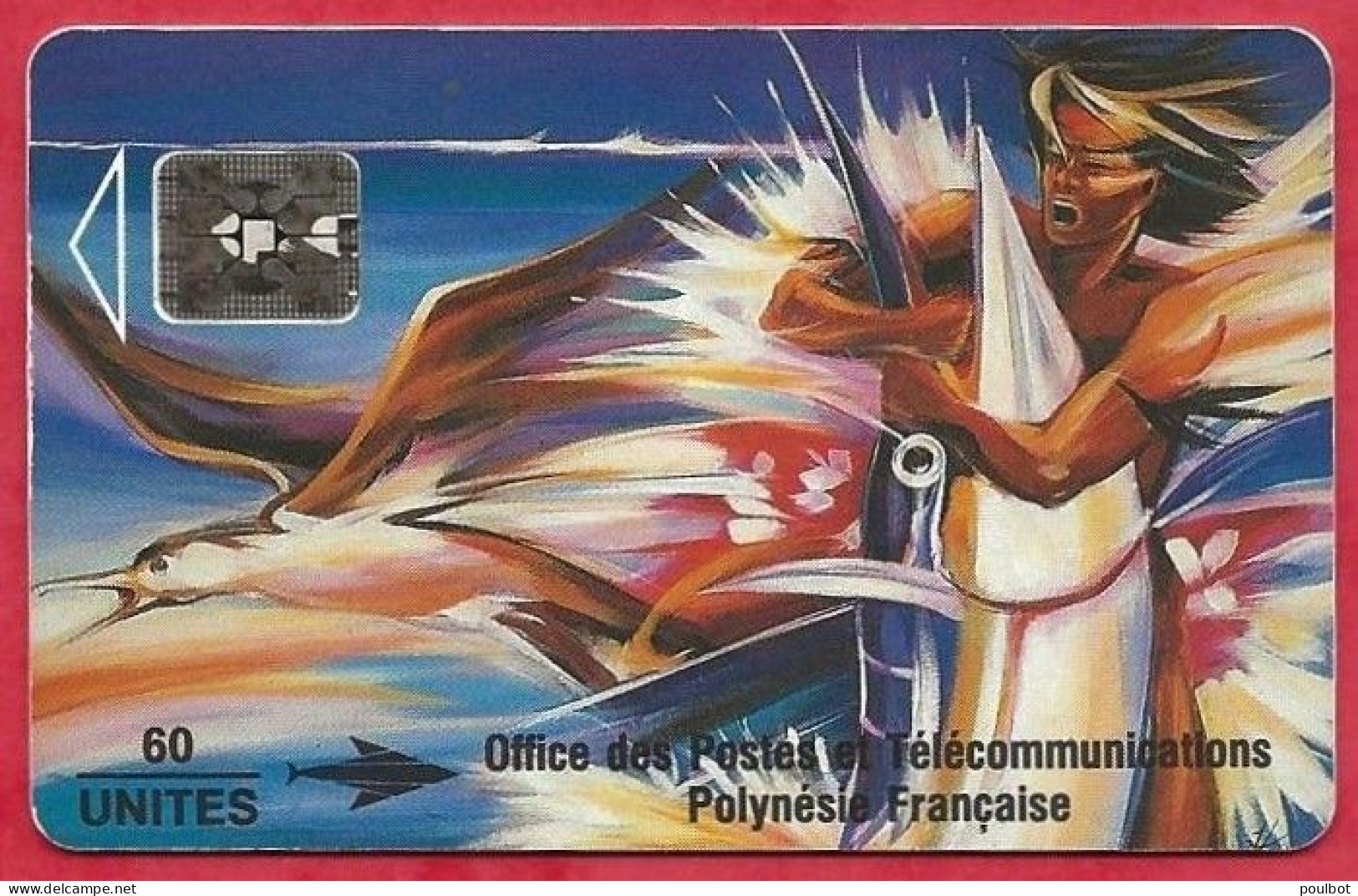 Télécarte Polynésie PF 13  Reve A L'Espadon SC4 (R° Mat V° Noir) - Polynésie Française