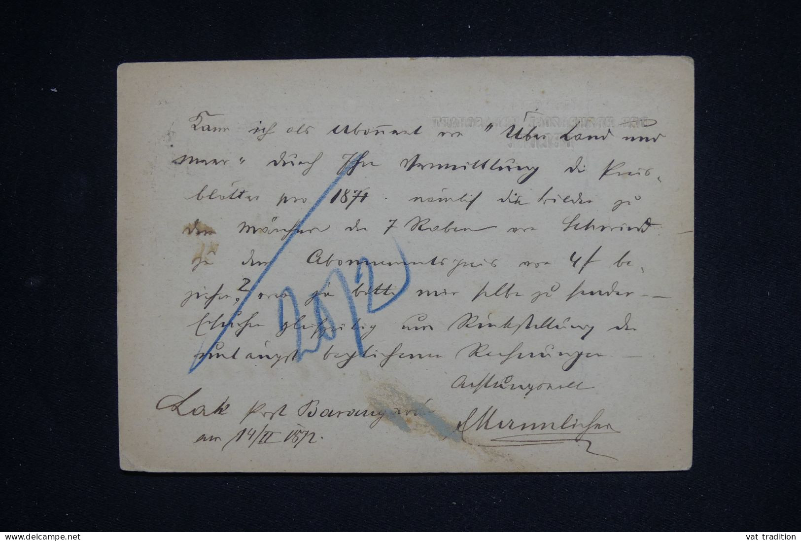 HONGRIE - Entier Postal Pour Wien En 1872 - L 150262 - Entiers Postaux
