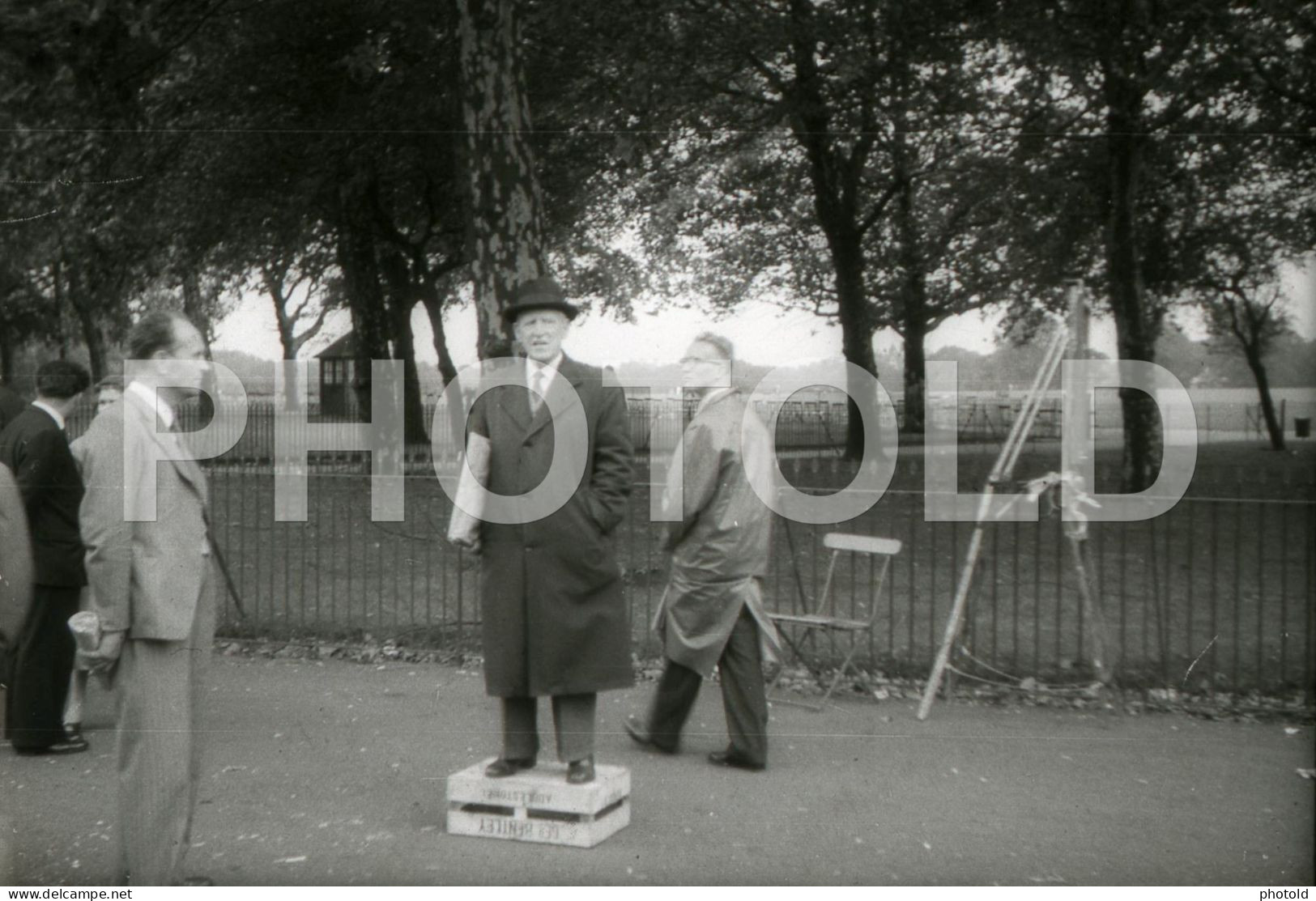 50s SPEAKERS CORNER HYDE PARK LONDON ENGLAND UK 35mm AMATEUR DIAPOSITIVE SLIDE Not PHOTO No FOTO NB3935 - Diapositives