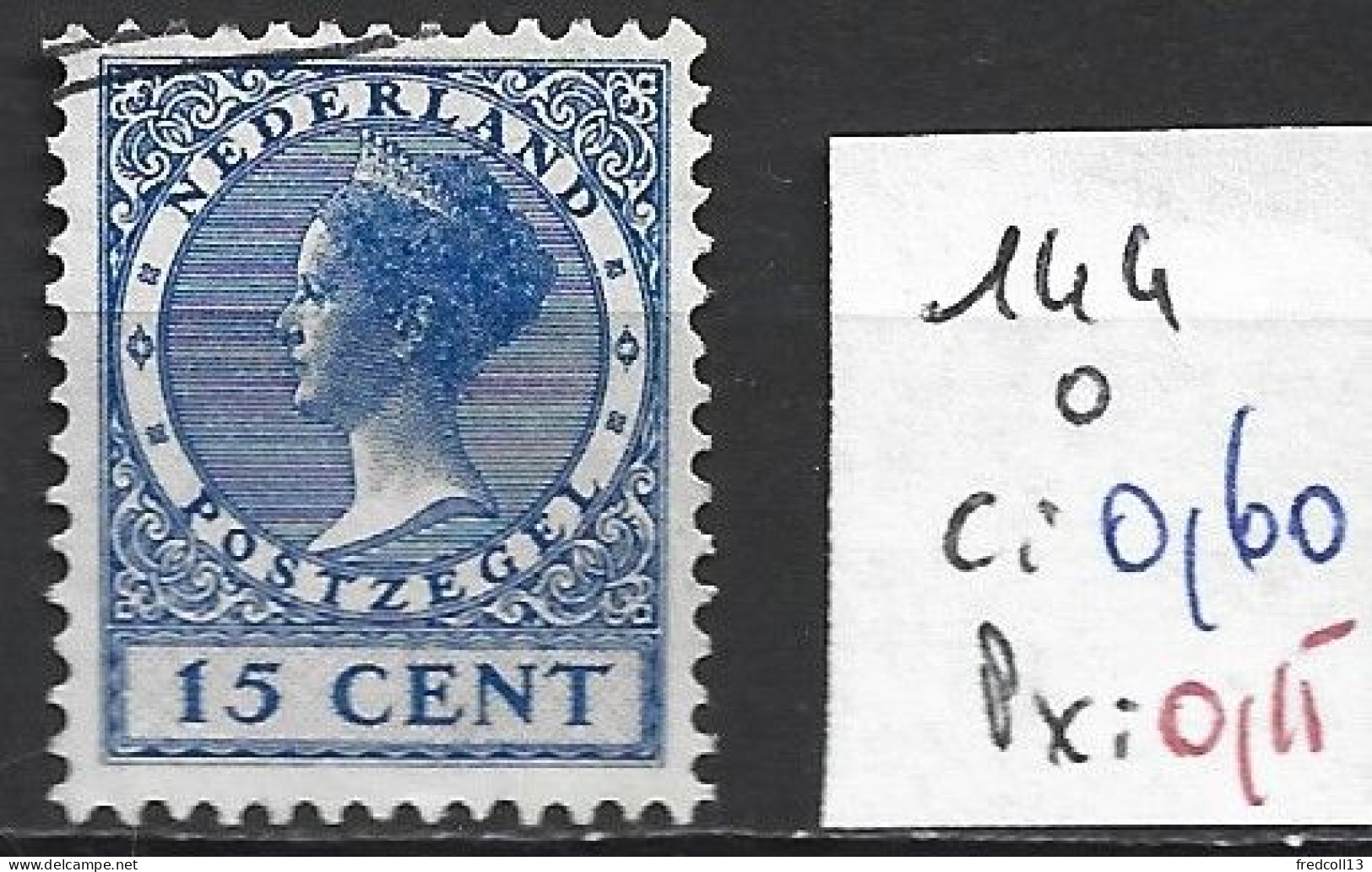 PAYS-BAS 144 Oblitéré Côte 0.60 € - Used Stamps