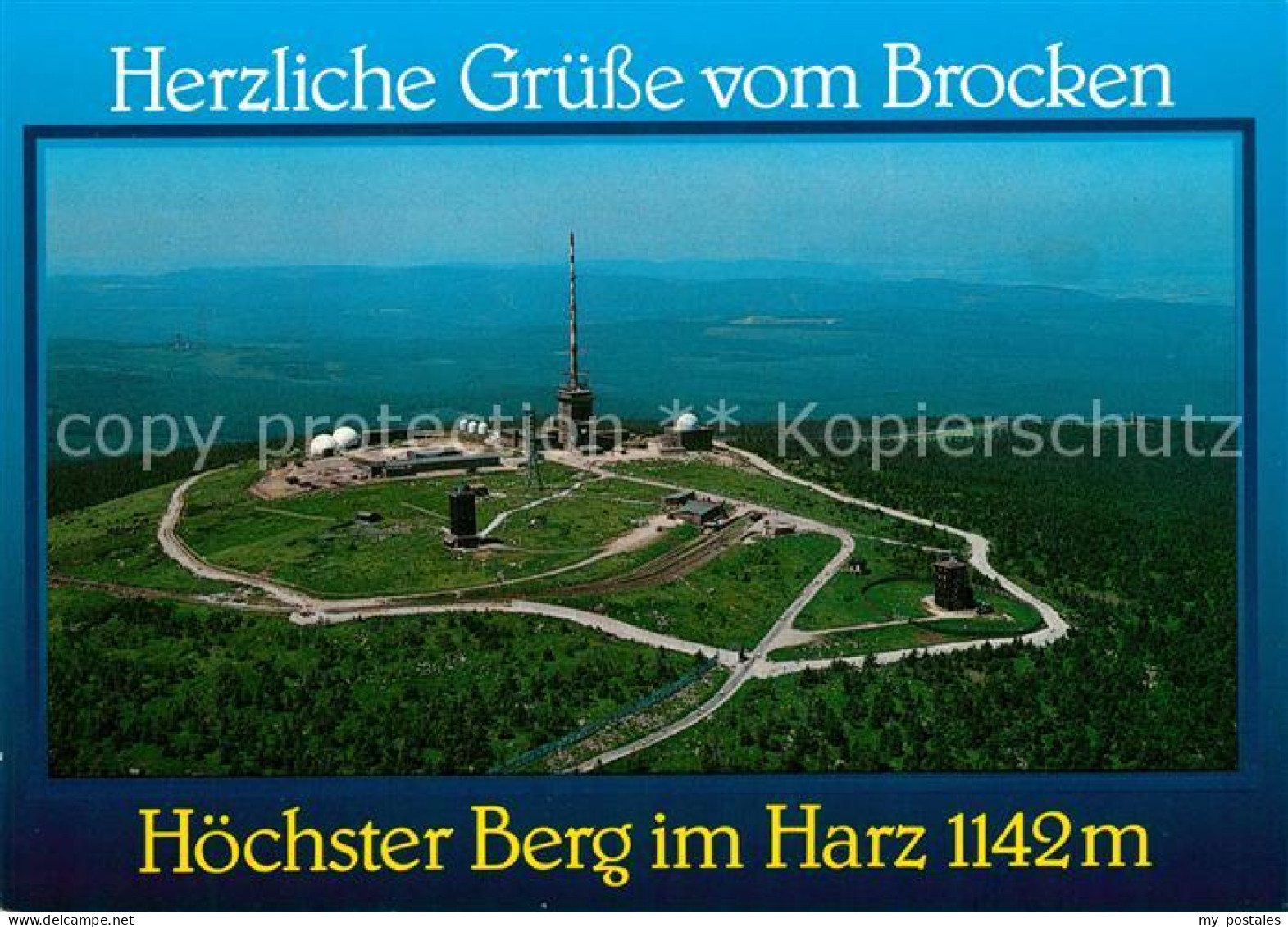 73163401 Harz Region Brocken Fliegeraufnahme Harz Region - Harzgerode