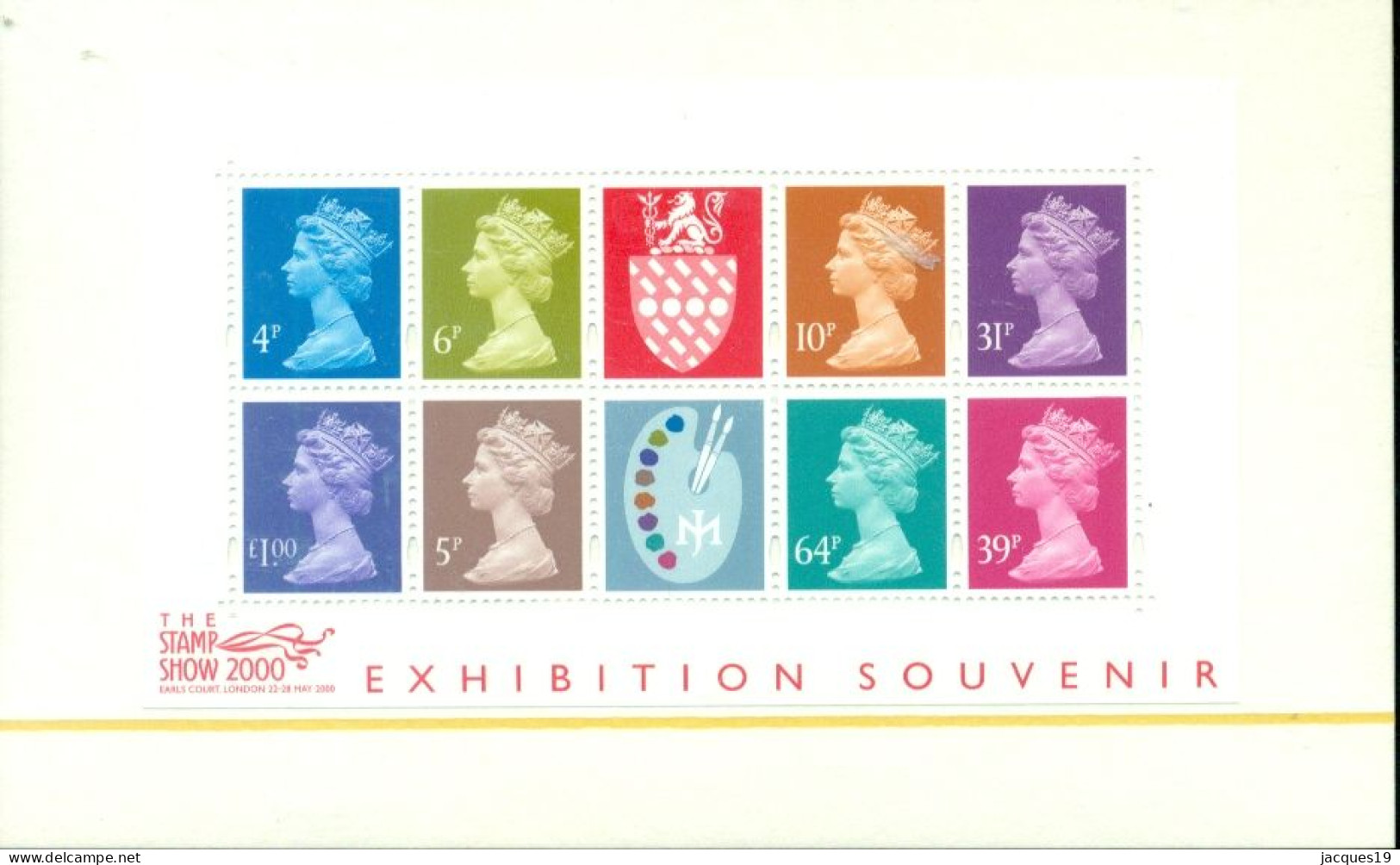 Great Britain 2000 Special Wallet Exhibition Souvenir Stamp Show With Sheets MS2146 MNH And Postmarked - Ohne Zuordnung