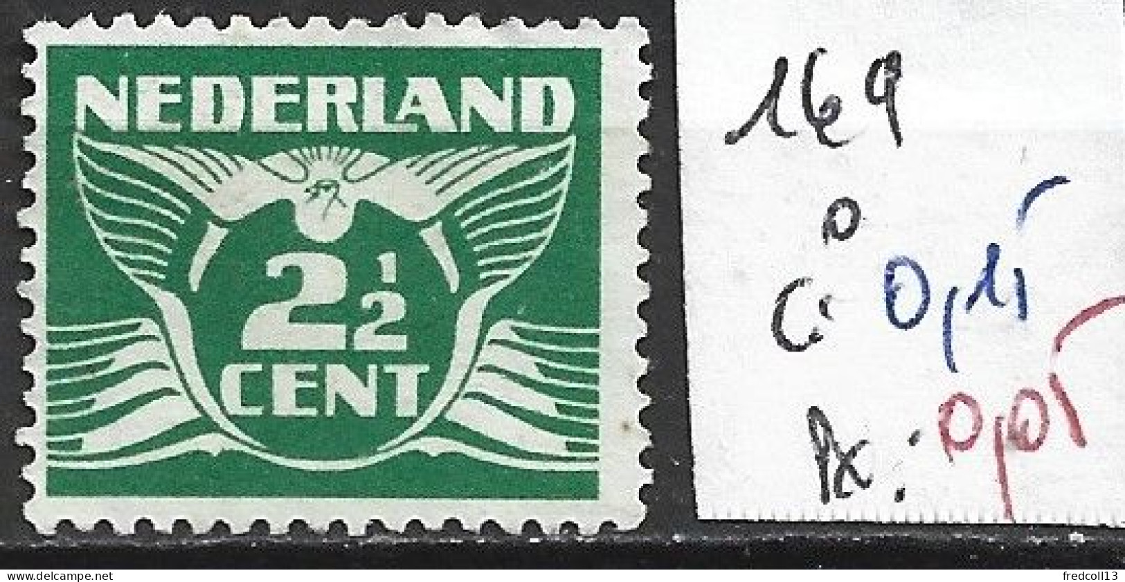 PAYS-BAS 169 Oblitéré Côte 0.15 € - Used Stamps