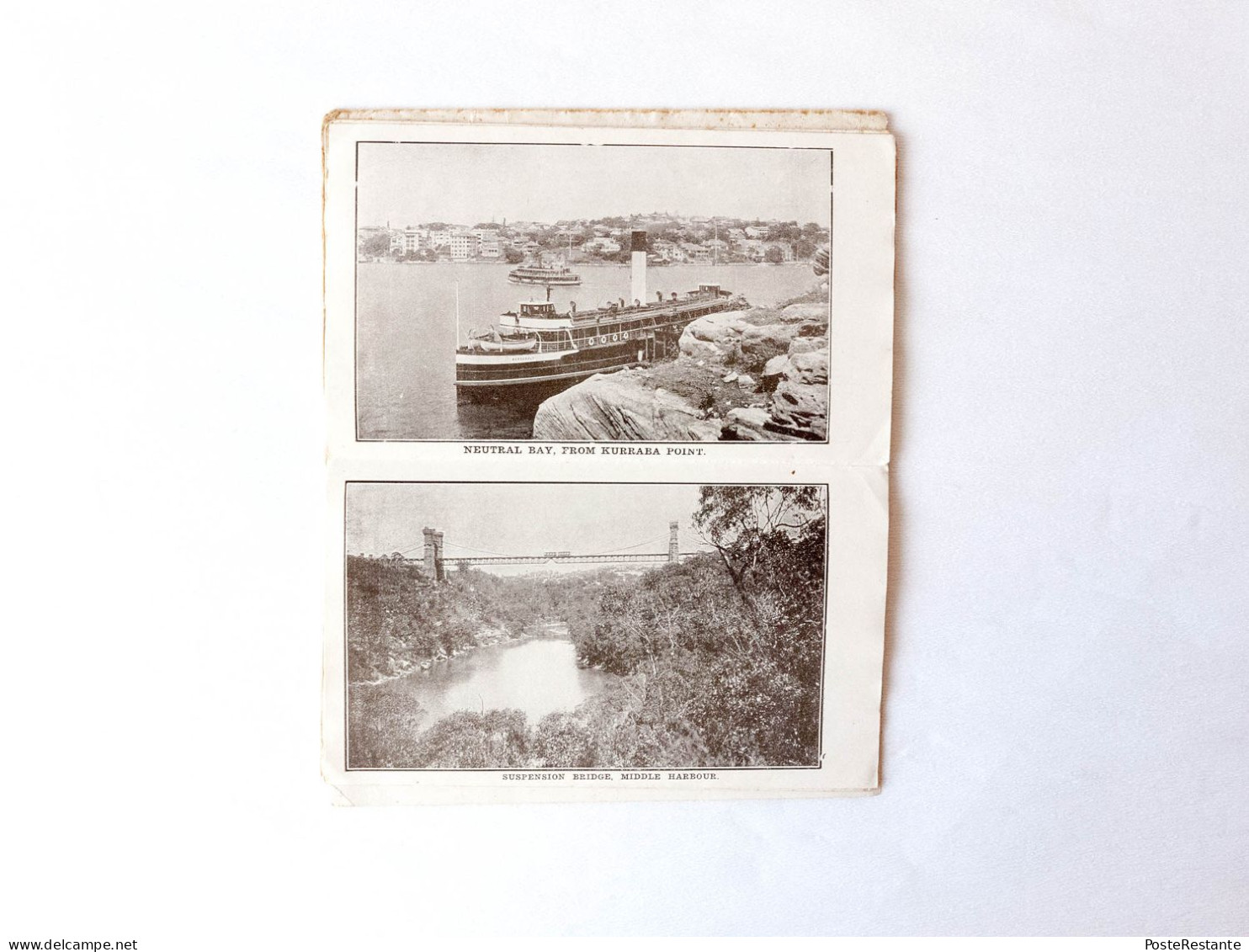 Sydney No. 3 Souvenir, Small Foldout Photo Album With Black And White Pictures, Australian Collectible - Sydney