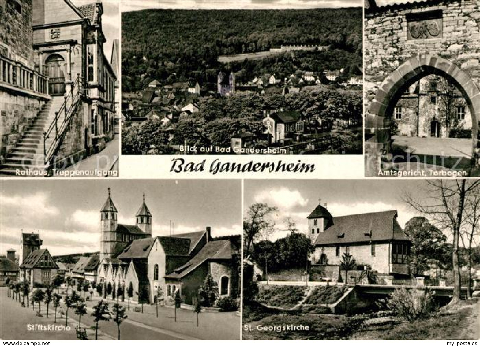 73162788 Bad Gandersheim Rathaus Treppenaufgang Amtsgericht Torbogen Stiftskirch - Bad Gandersheim