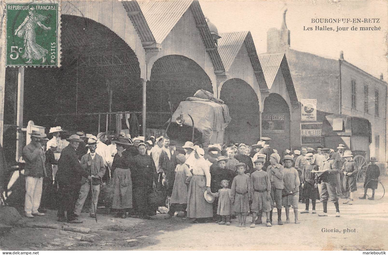 Bourgneuf En Retz – Un Jour De Marché – Les Halles (2) - Bourgneuf-en-Retz