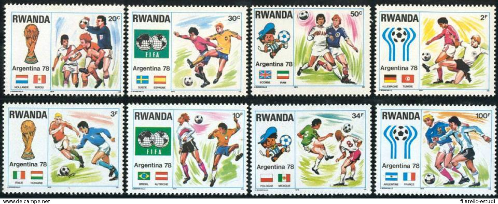 DEP4 Ruanda Rwanda Nº 842/49  1978  MNH - Otros & Sin Clasificación