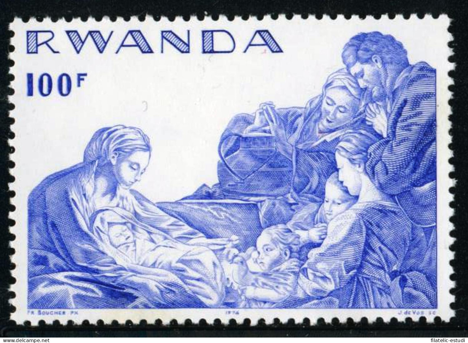 MI2 Ruanda Rwanda Nº SH 44  1974  MNH - Altri & Non Classificati
